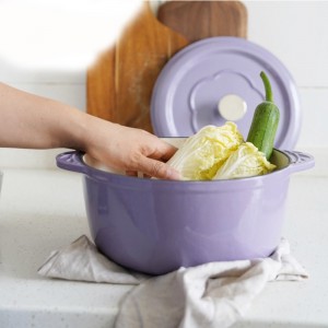 10.23 inch cast iron enamel cookware cooking pot