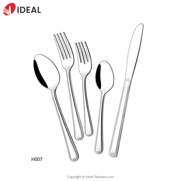 Stainless steel flatware