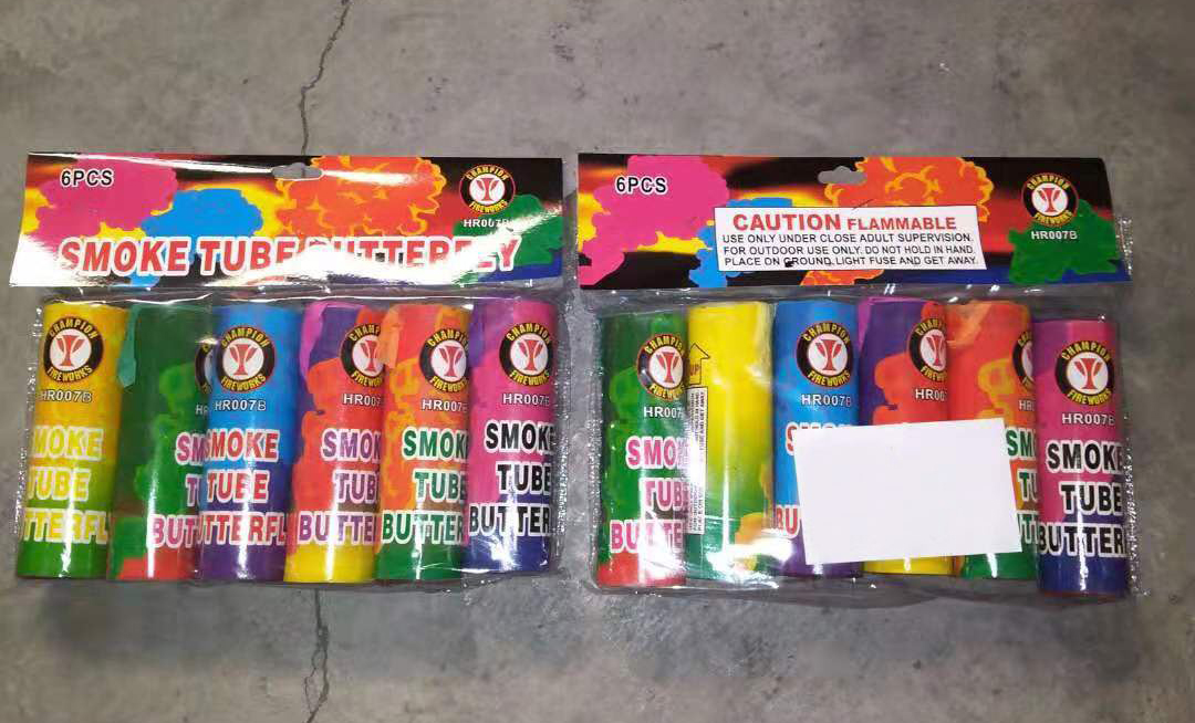 HR007B 60 Sek. Rauchrohr-Feuerwerk (2)