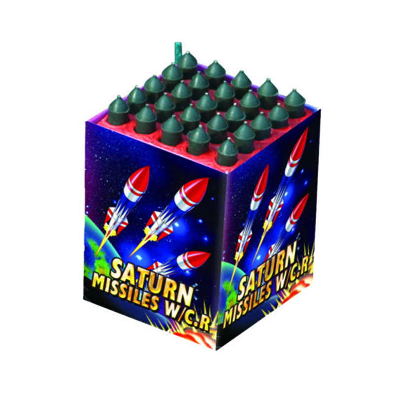 Misiles Saturno Fuegos Artificiales 25 Disparos