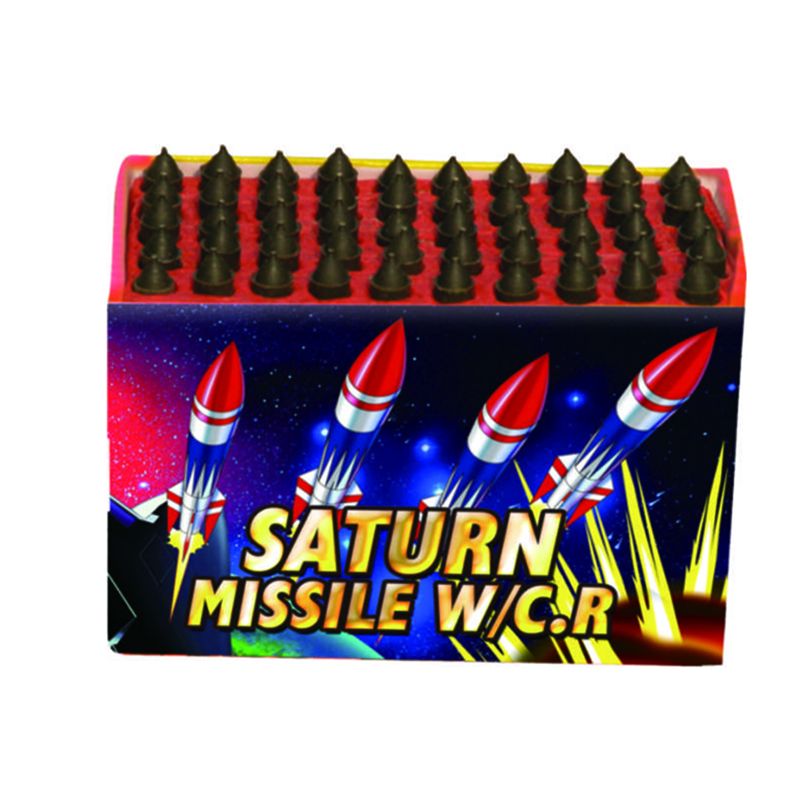 Misiles Saturno Fuegos Artificiales 50 Disparos