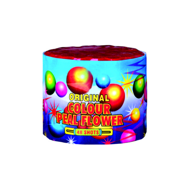 48 Shot Kleur Parels Vuurwerk