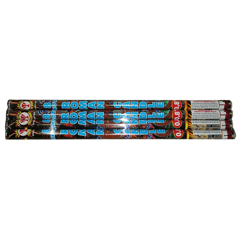 Vela romana de 0.8 pulgadas y 8 tiros