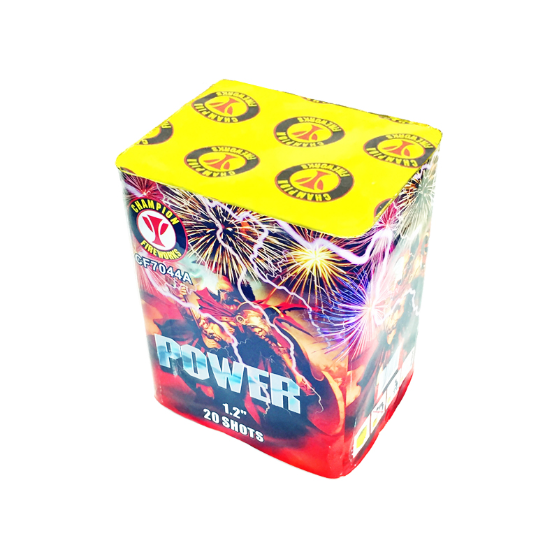 Poder 20 tiros pastel fuegos artificiales