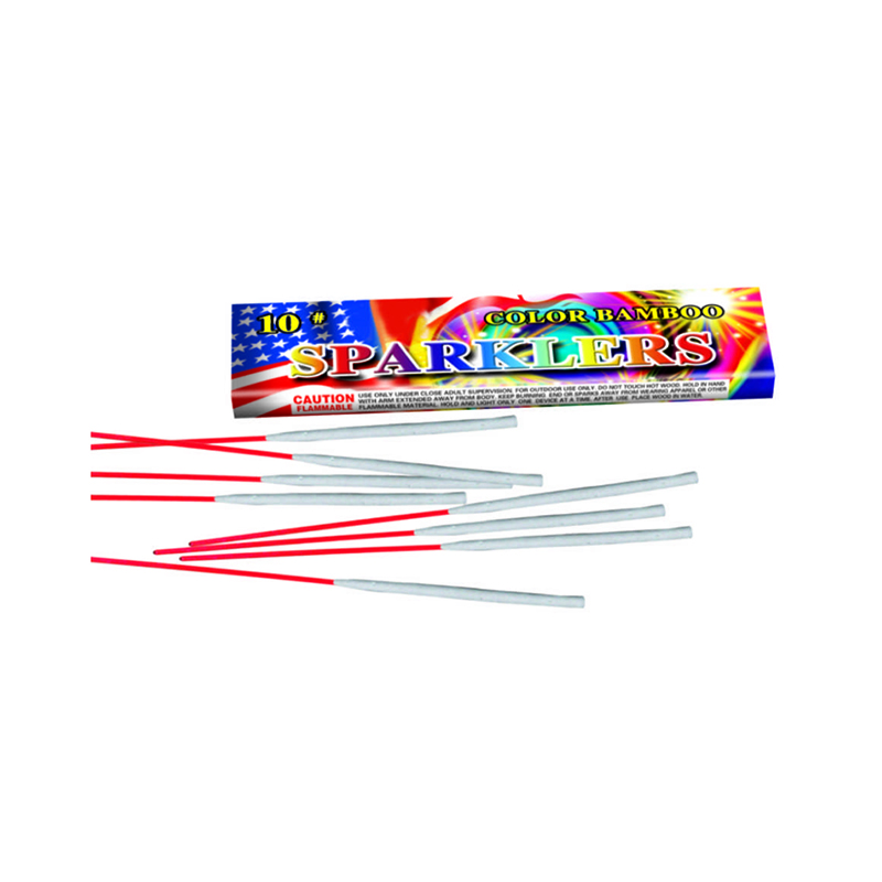10 inch kleur bamboe sterretjes