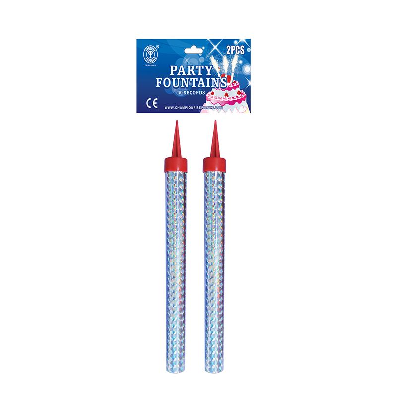 Pack de 2 fuegos artificiales para fuentes de tartas