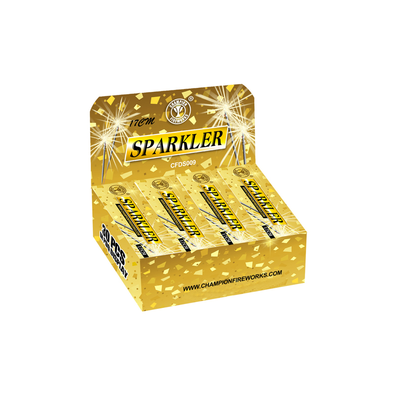 Sparkler da 17 cm in scatola PDQ