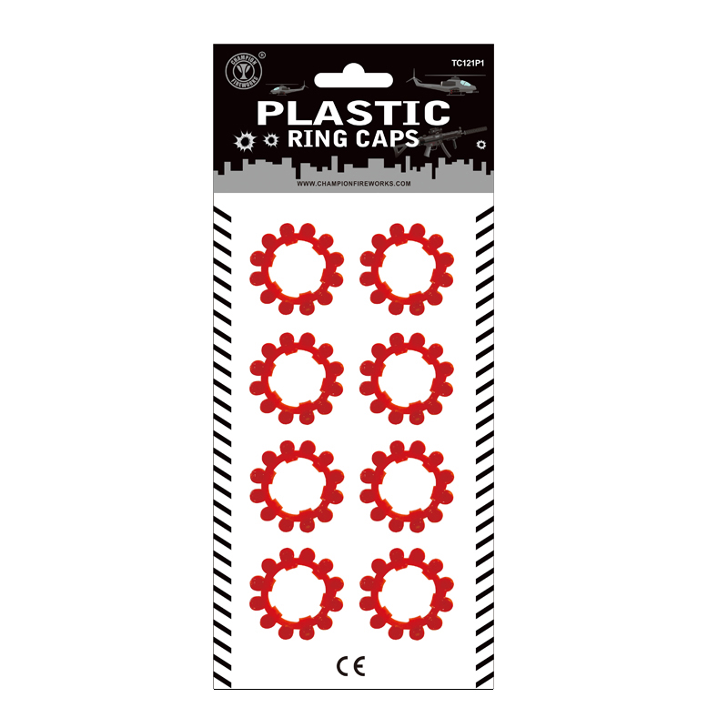 12 Shots Plastic Ring Caps